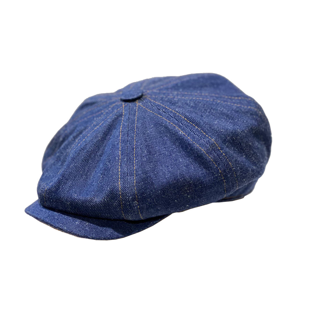 DENIM BROOKLYN NEWSBOY CAP