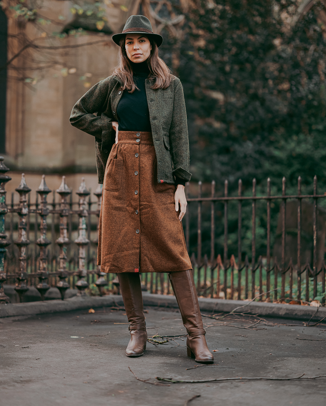 Merino Work Skirt